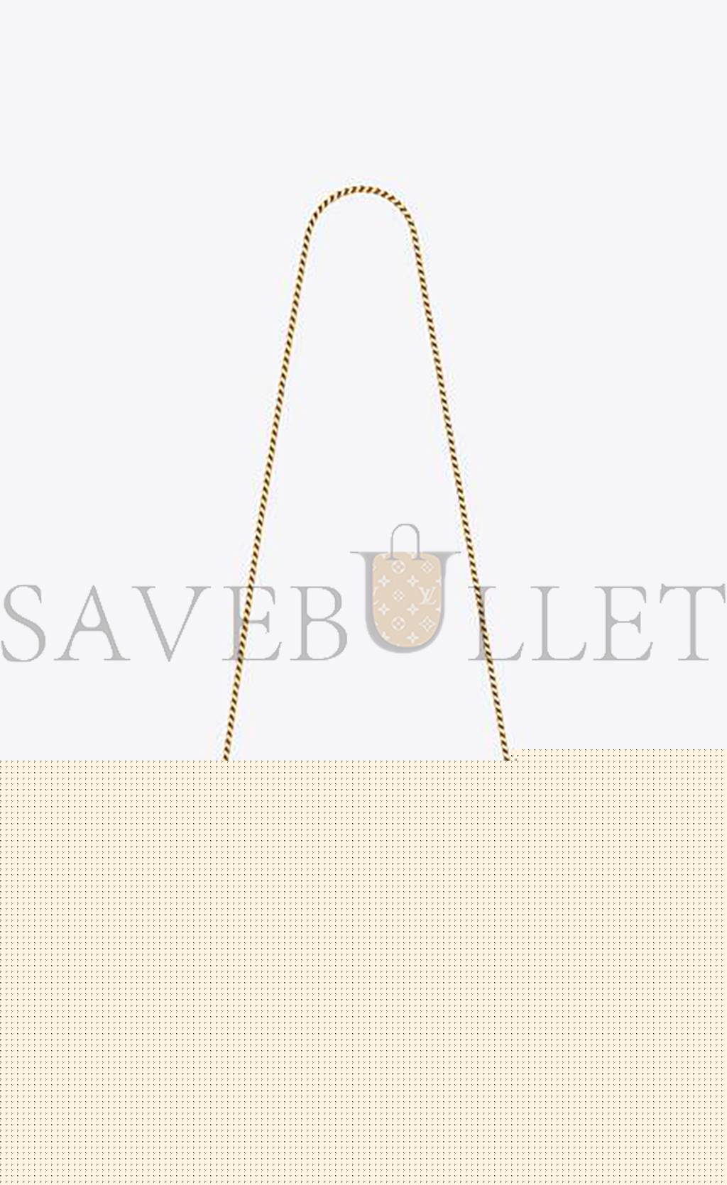 Y*L cassandre matelassÉ chain wallet in grain de poudre embossed leather 377828bow016475 (22.5*14*4cm)