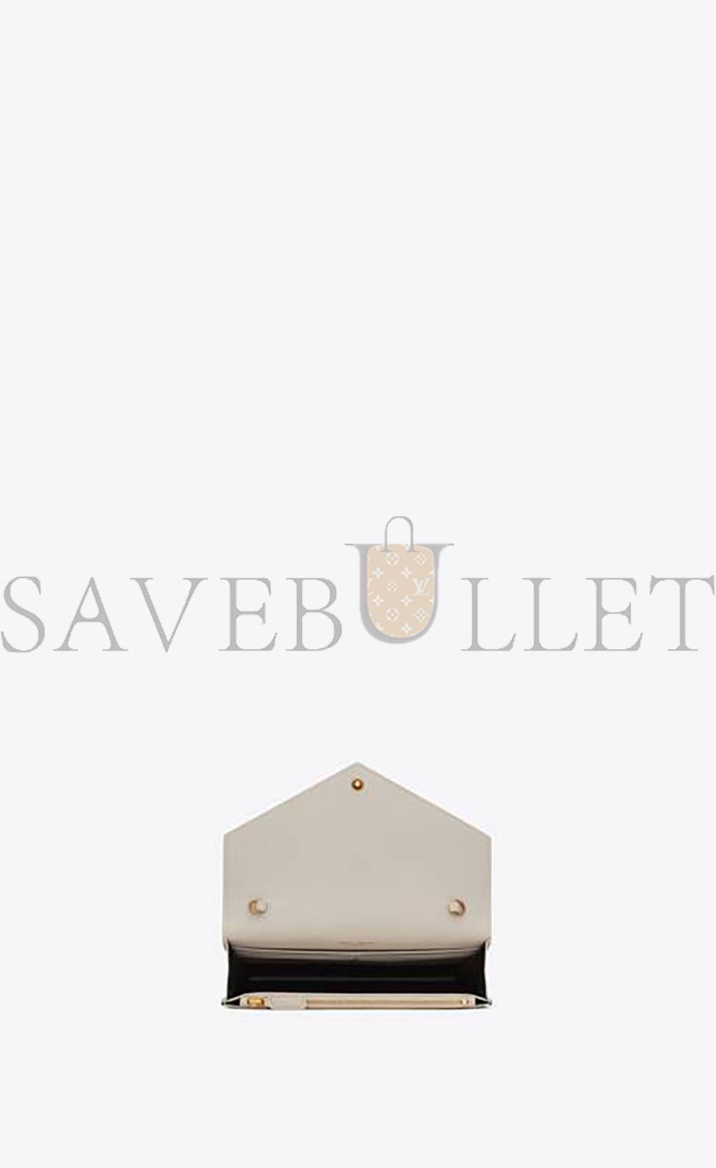 Y*L cassandre envelope chain wallet in smooth leather 743050aab4k9290 (19*12.5*3.5cm)