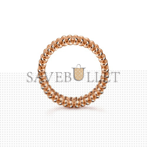 v*n cl*f arpels perlÉe Di*m*nds ring, 1 row - rose gold, Di*m*nd vcarp4e300