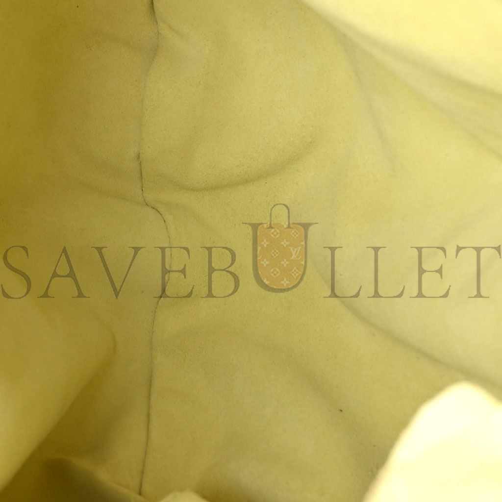 bo*te*ga Ve*ne*ta suede calfskin intrecciato teen jodie hobo lemon wash (33*25*8cm)