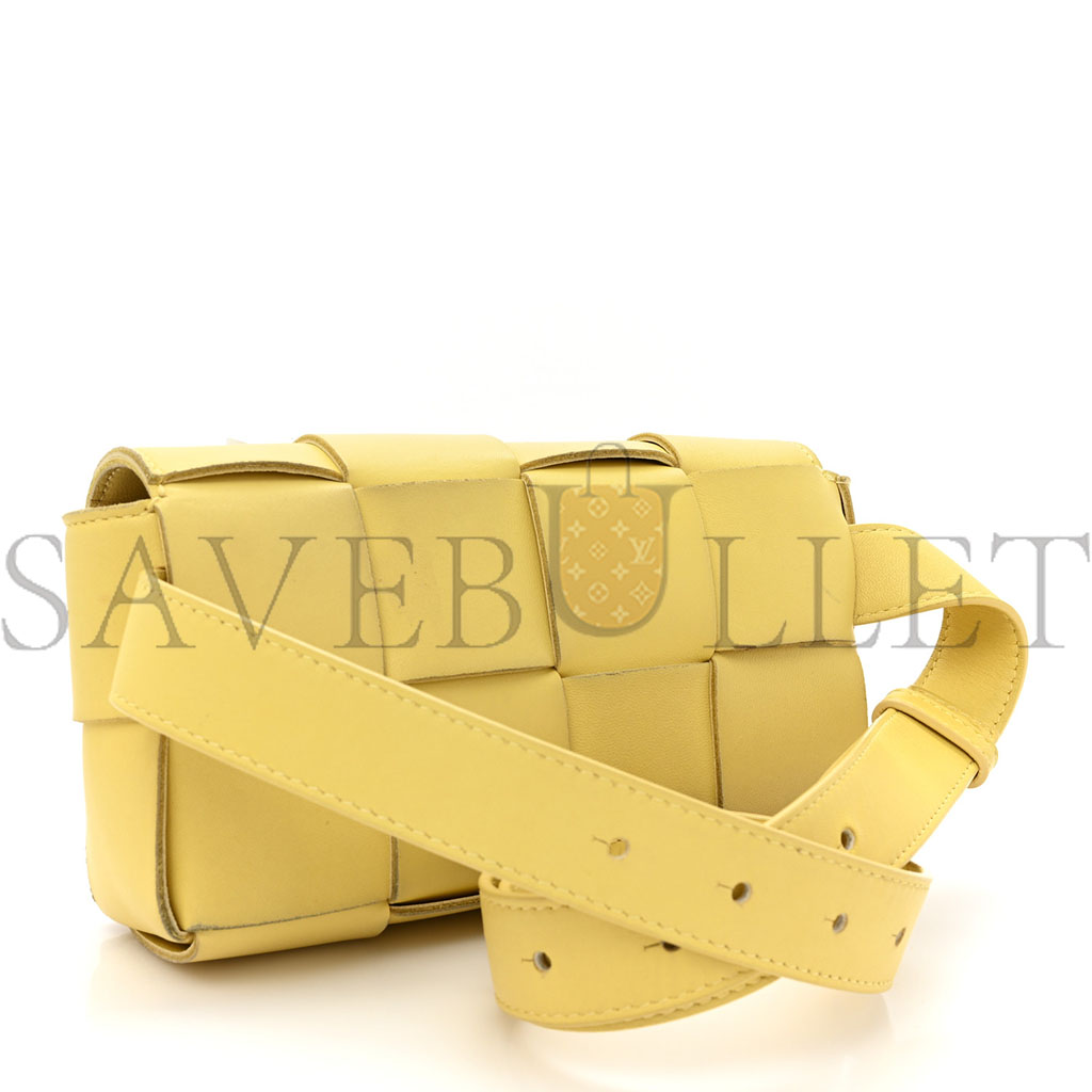 bo*te*ga Ve*ne*ta nappa maxi intreccio the belt cassette bag butter (18*11*5cm)