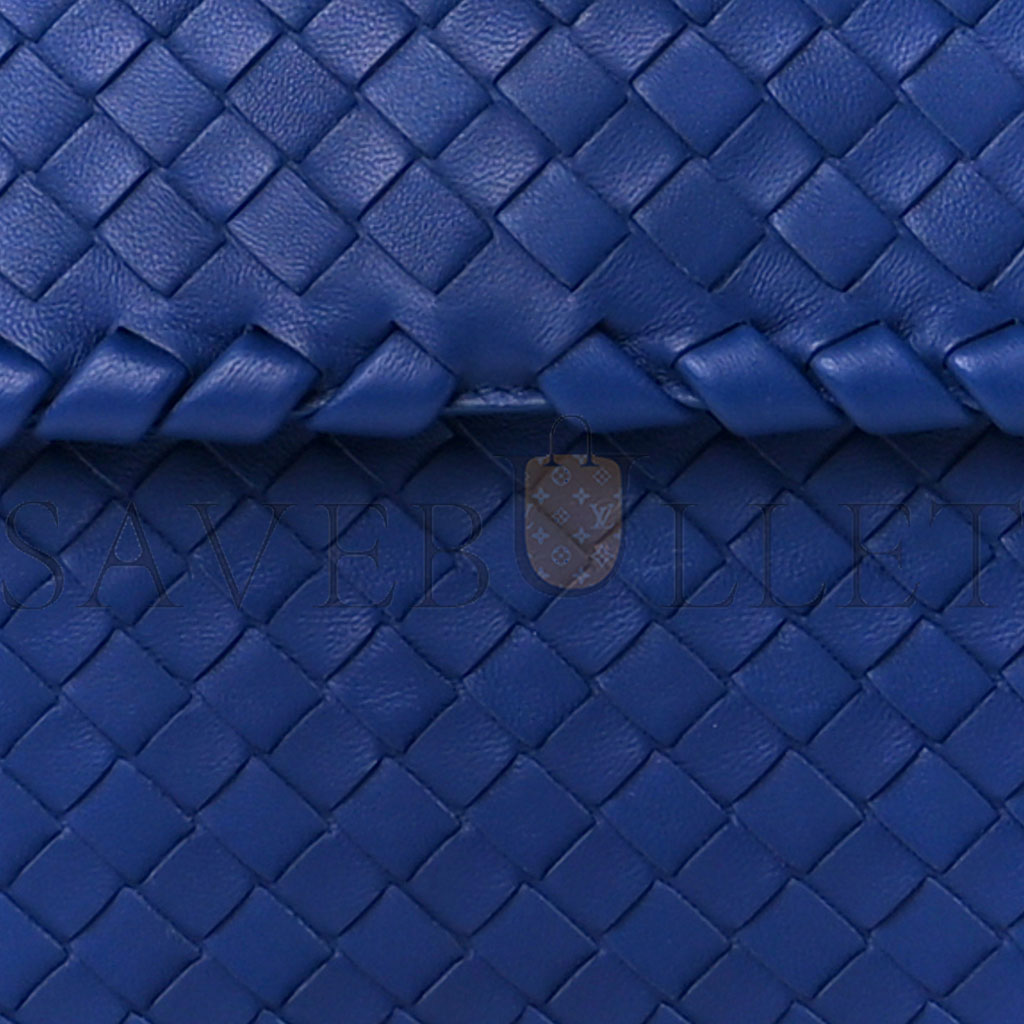 bo*te*ga Ve*ne*ta nappa intrecciato olimpia shoulder bag cobalt (28*20*10cm)