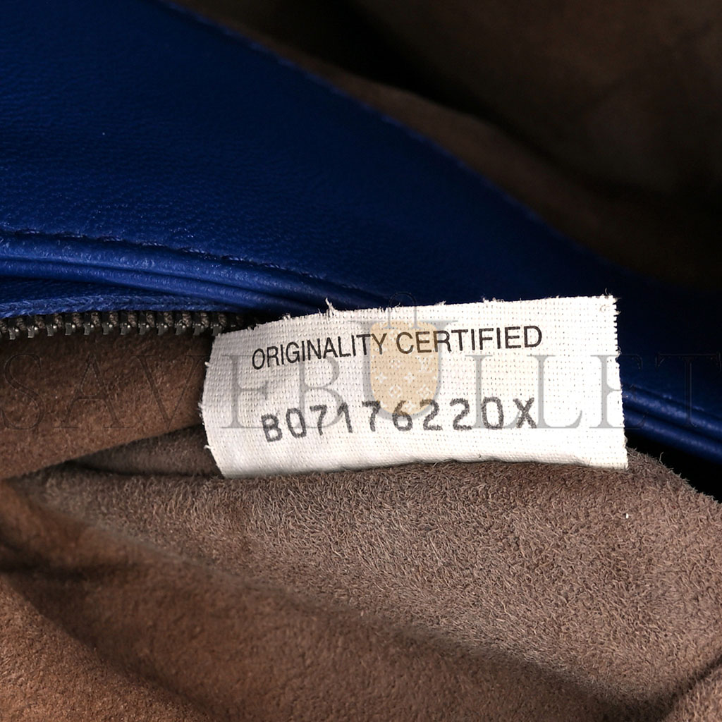 bo*te*ga Ve*ne*ta nappa intrecciato olimpia shoulder bag cobalt (28*20*10cm)