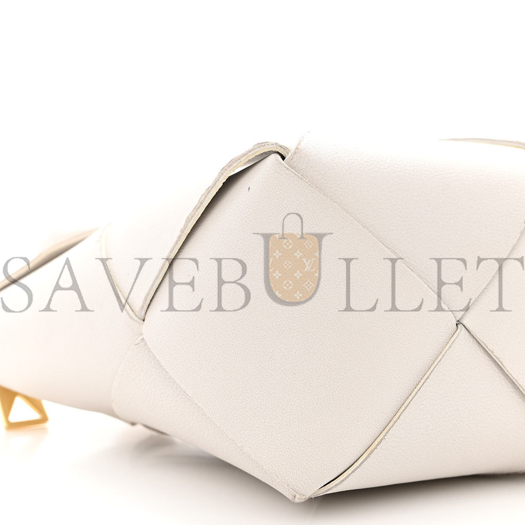 bo*te*ga Ve*ne*ta nappa maxi intreccio exploded shoulder bag chalk (21*12*8cm)