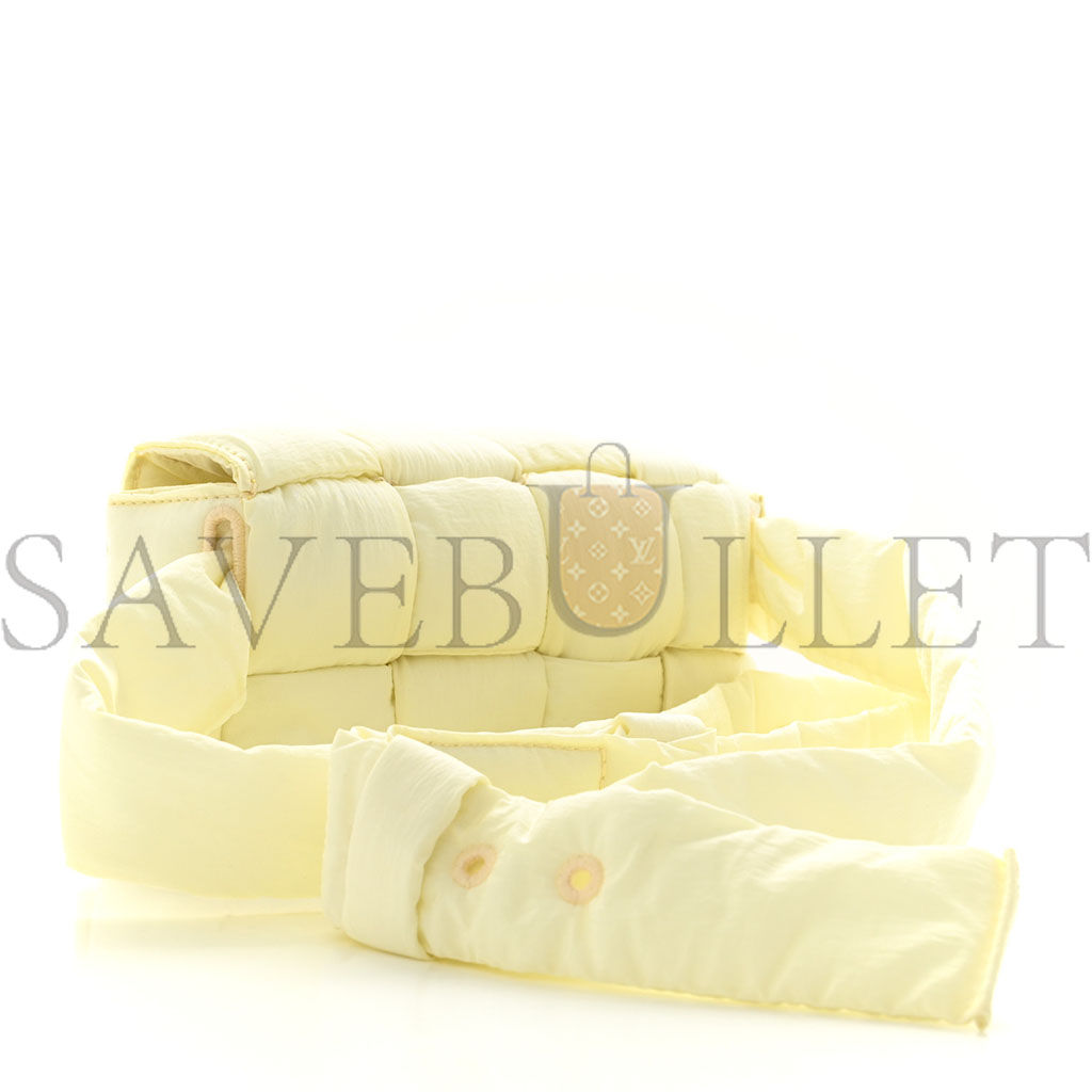 bo*te*ga Ve*ne*ta nylon intrecciato padded tech cassette belt bag zest washed (18*10*5cm)