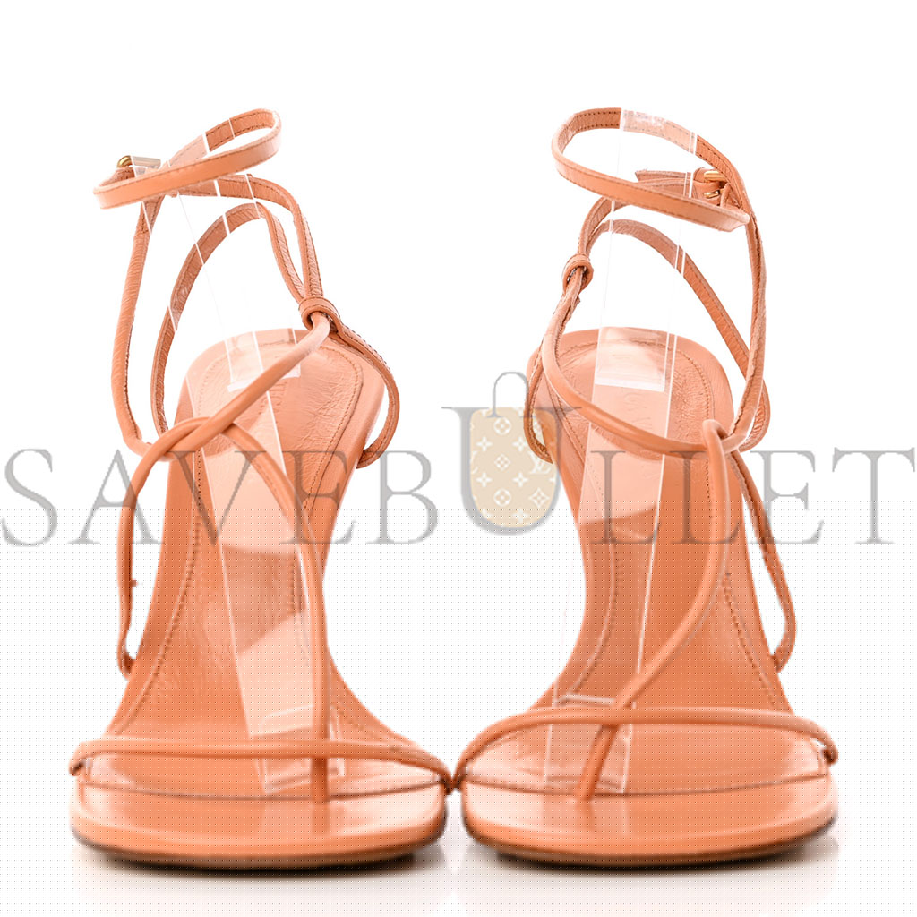 bo*te*ga Ve*ne*ta crush calfskin the line 90mm sandals 38 clay