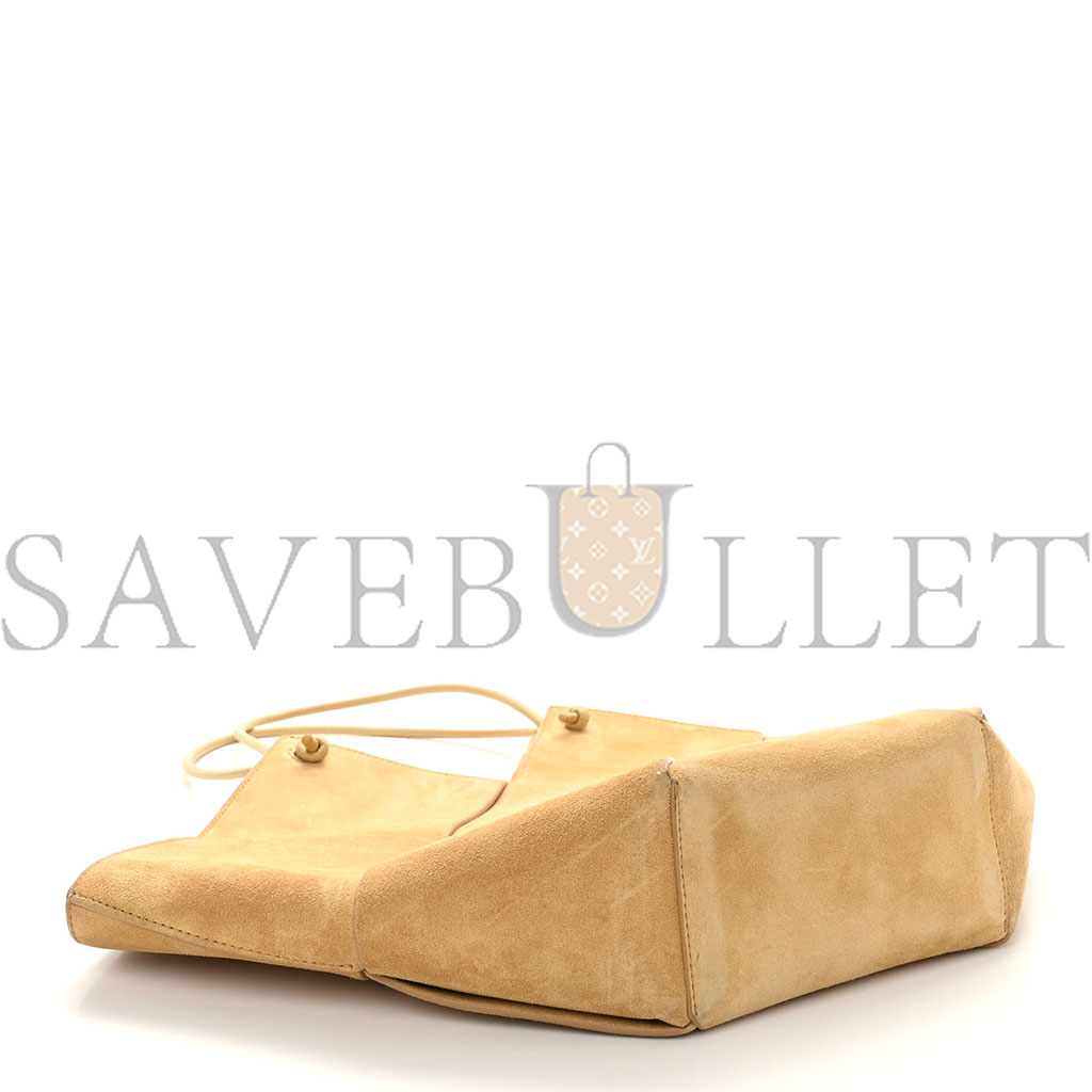 bo*te*ga Ve*ne*ta suede maxi intrecciato tote cane sugar tapioca 1428173 (32*17*9cm)