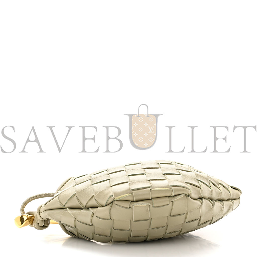 bo*te*ga Ve*ne*ta nappa intrecciato mini sardine bag travertine (20*14*3cm)