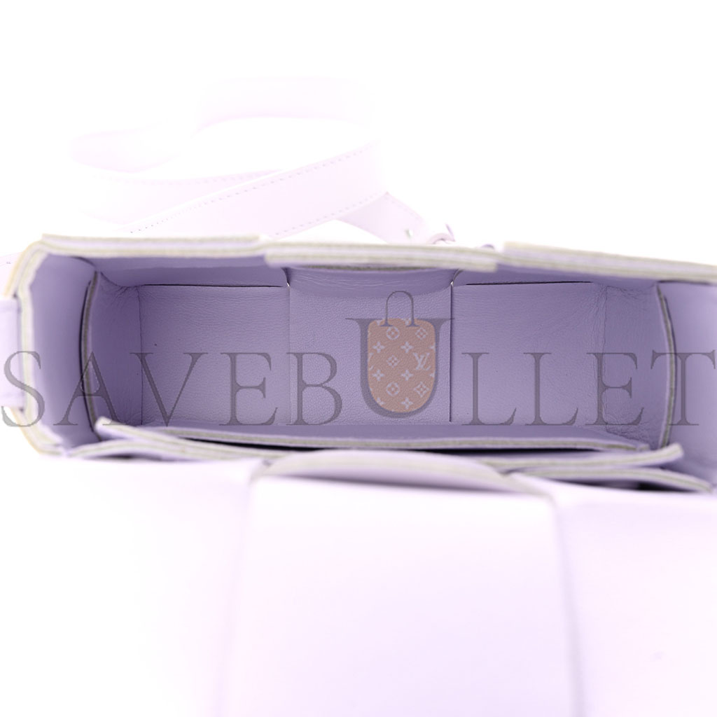 bo*te*ga Ve*ne*ta lambskin maxi intreccio candy cassette crossbody bag mirth washed (12*9*4cm)