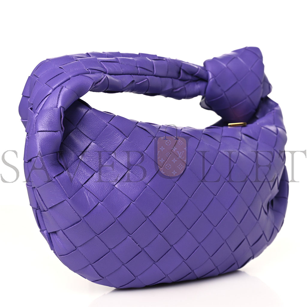 bo*te*ga Ve*ne*ta nappa intrecciato mini jodie purple (25*15*8cm)