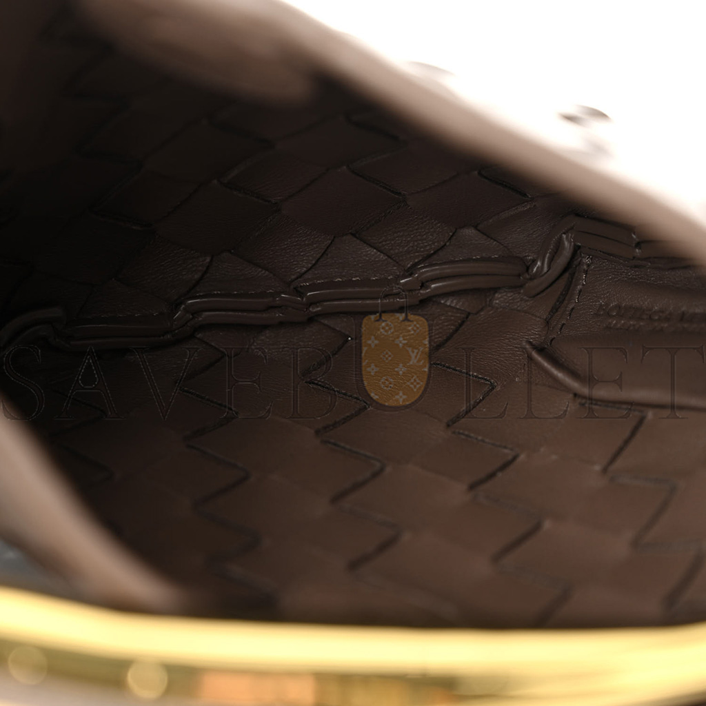 bo*te*ga Ve*ne*ta nappa intrecciato mini sardine bag taupe grey (20*14*3cm)