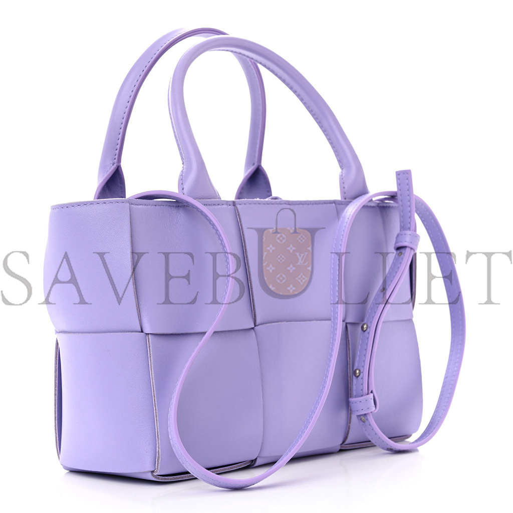 bo*te*ga Ve*ne*ta nappa intrecciato mini arco tote wisteria (25*17*9cm)