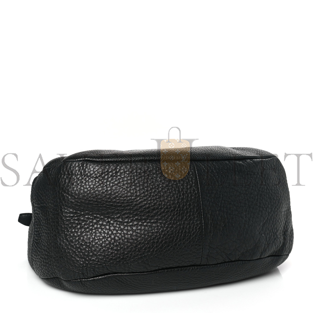 Pra*a vitello daino hobo black (36*30*15cm)