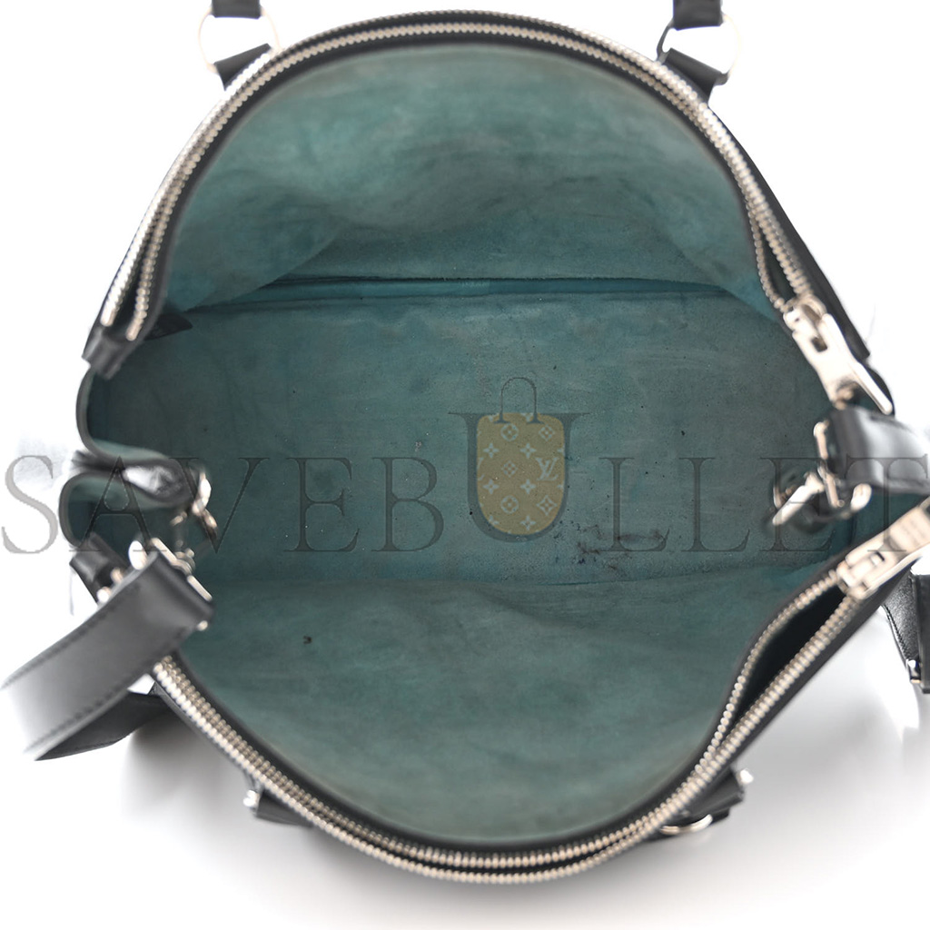 Pra*a soft calfskin galleria double zip tote black (34*25*15cm)