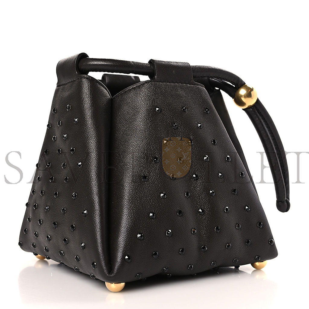 bo*te*ga Ve*ne*ta nappa strass pyramid bag fondant (15*15*13cm)