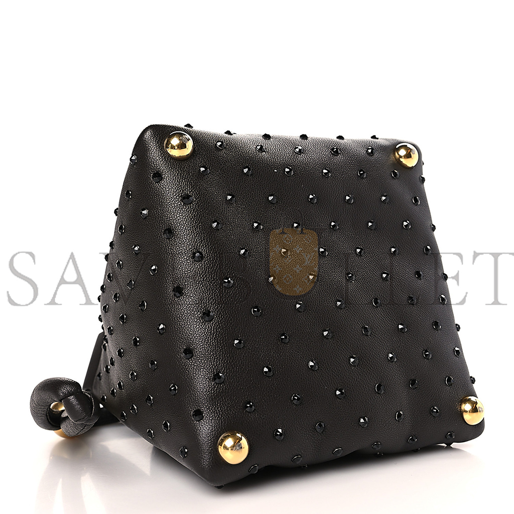 bo*te*ga Ve*ne*ta nappa strass pyramid bag fondant (15*15*13cm)