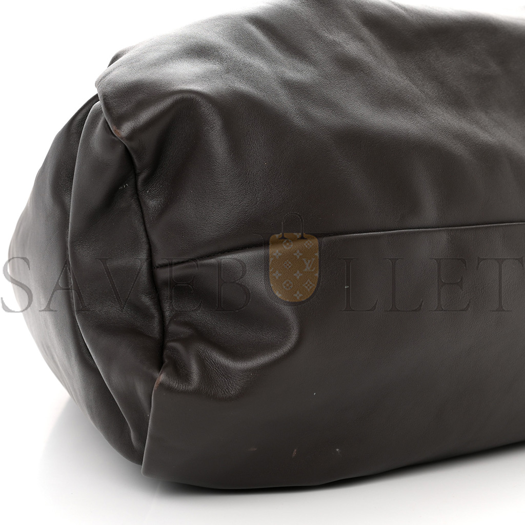 bo*te*ga Ve*ne*ta smooth butter calfskin large the shoulder pouch brownie (50*30*15cm)
