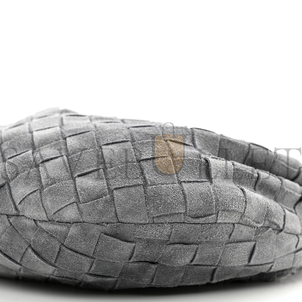 bo*te*ga Ve*ne*ta suede intrecciato mini jodie thunder (24*14*8cm)