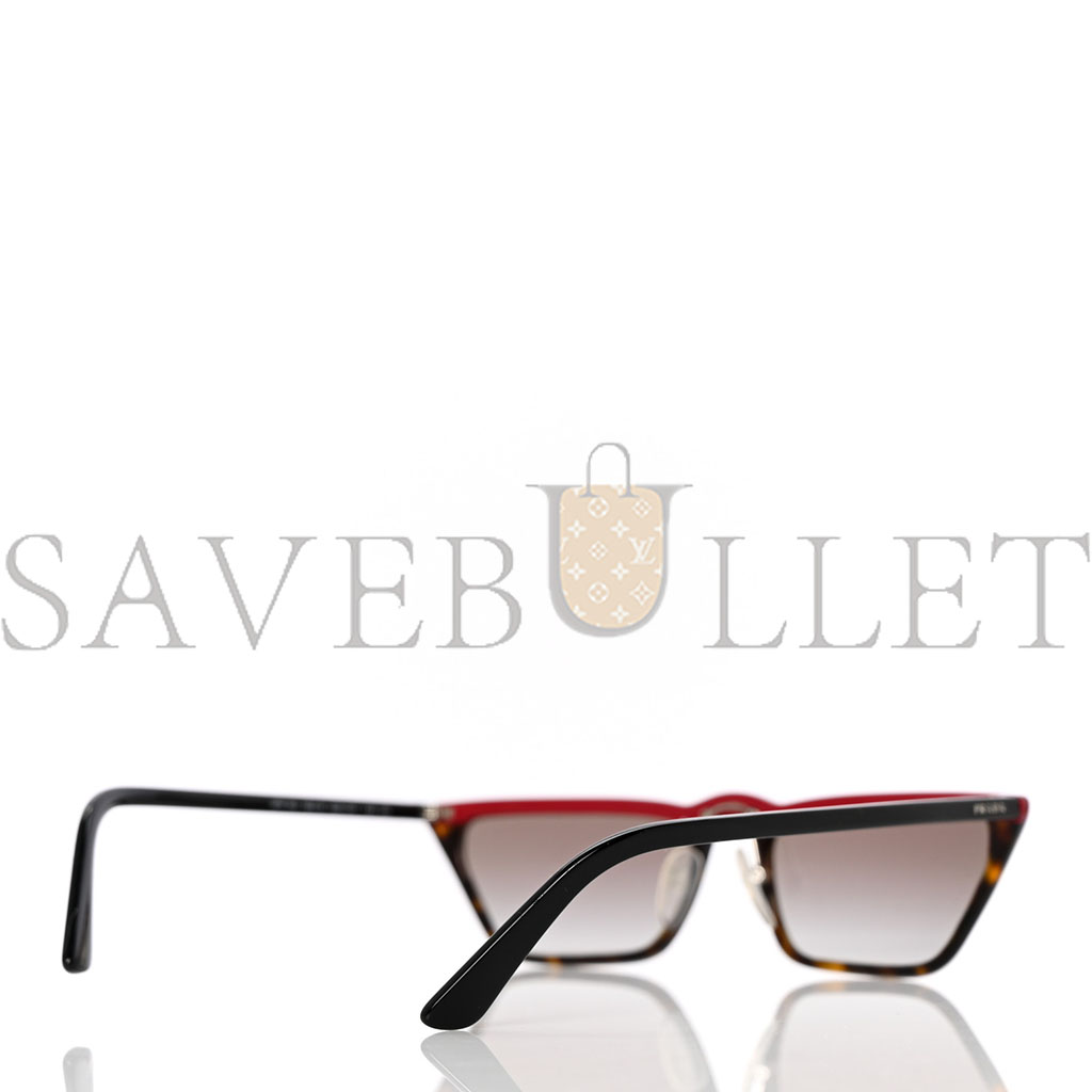 Pra*a catwalk sunglasses spr 19u black red