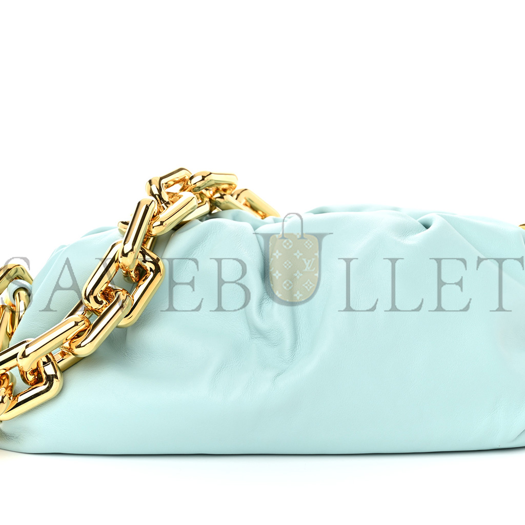 bo*te*ga Ve*ne*ta calfskin the pouch chain spearmint (30*15*10cm)