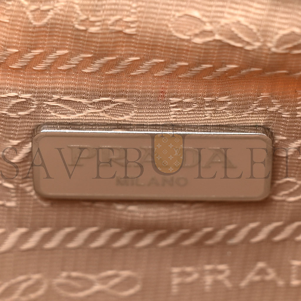 Pra*a nylon re-edition 2005 shoulder bag cammeo (22*13*6cm)