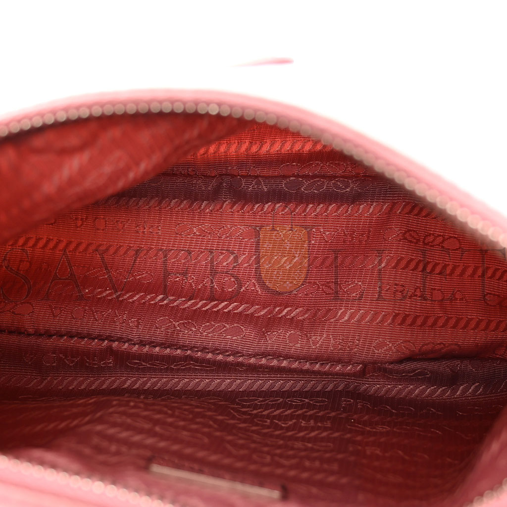 Pra*a nylon re-edition 2005 shoulder bag rosa (22*17*6cm)