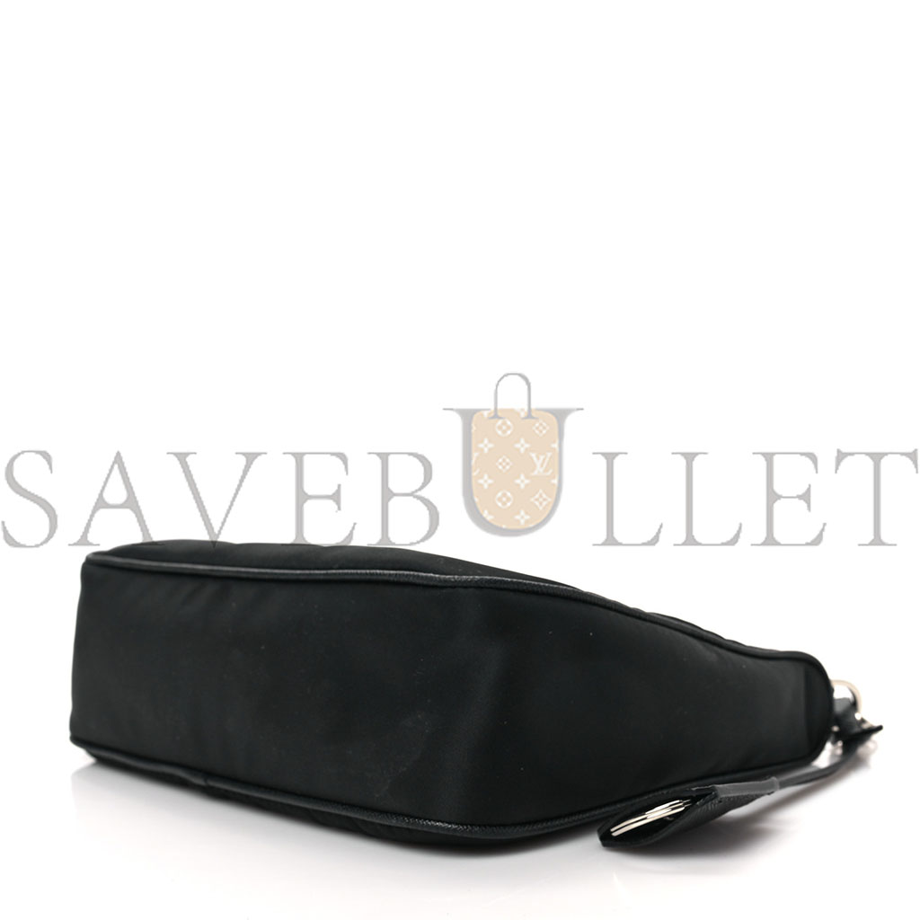 Pra*a nylon re-edition 2005 shoulder bag black (22*11*6cm)