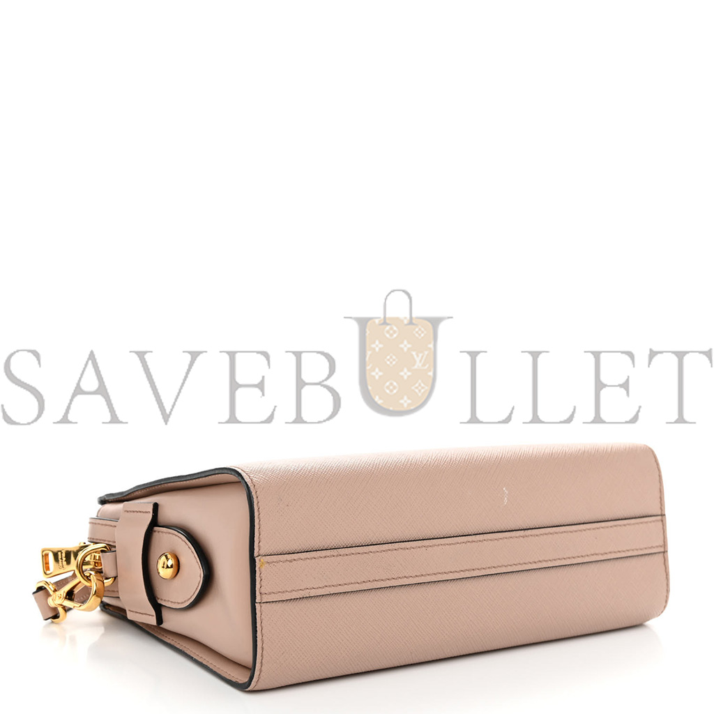 Pra*a saffiano city calfskin esplanade crossbody bag cipria (24*17*9cm)