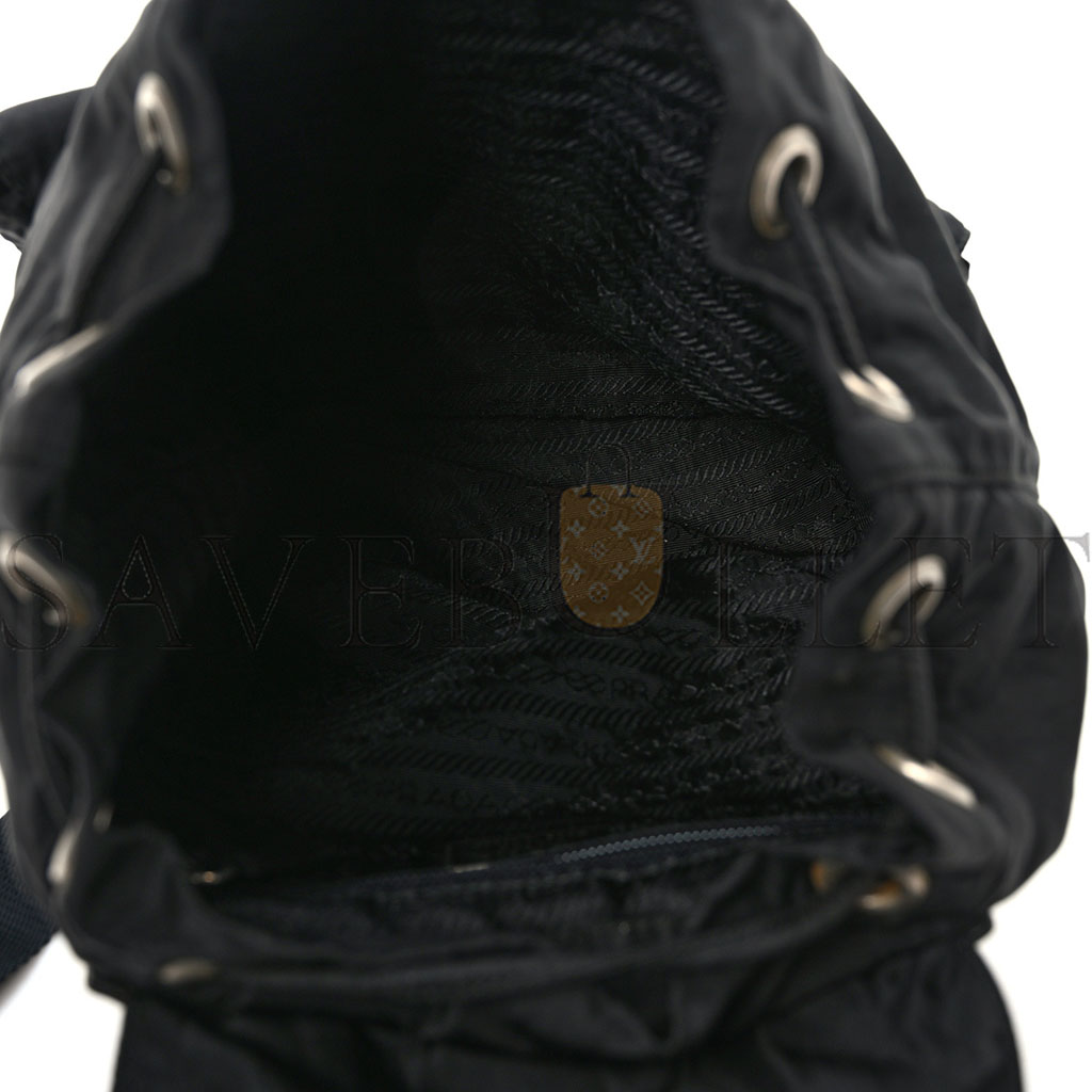 Pra*a tessuto nylon tote black (33*28*9cm)