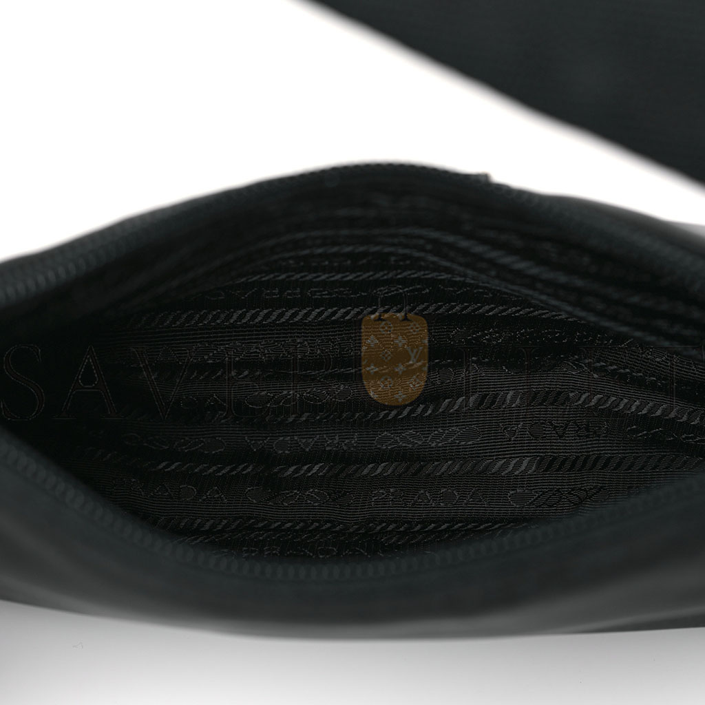 Pra*a tessuto nylon mini re-edition 2000 bag black (23*17*5cm)