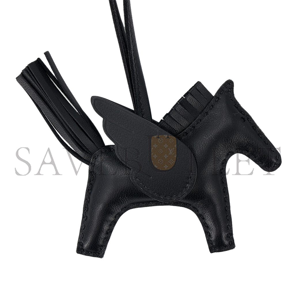 H**mes rodeo pegase pm pegasus pendant noir black agneau