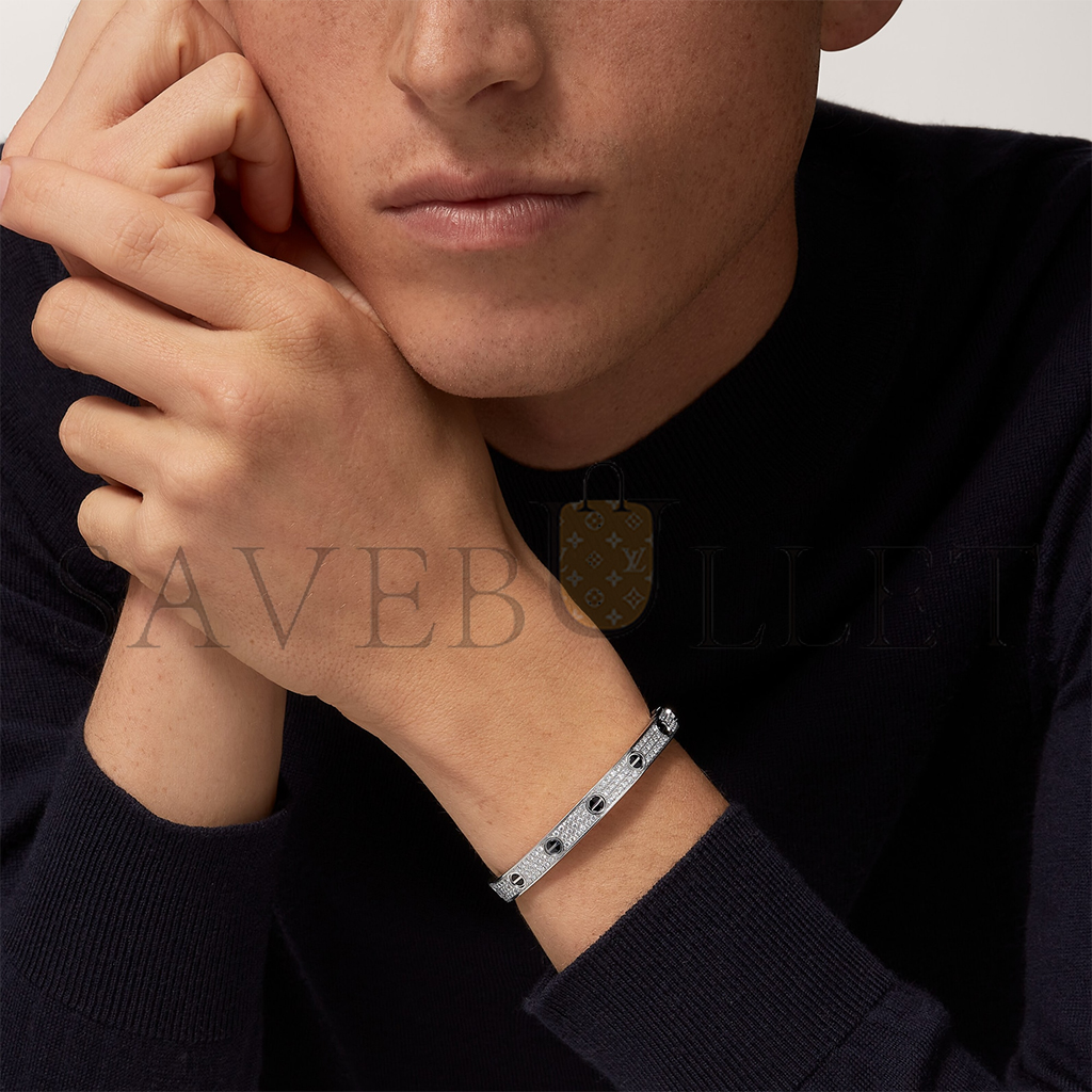 ca*t*er  love bracelet, Di*m*nd-paved, ceramic n6032417