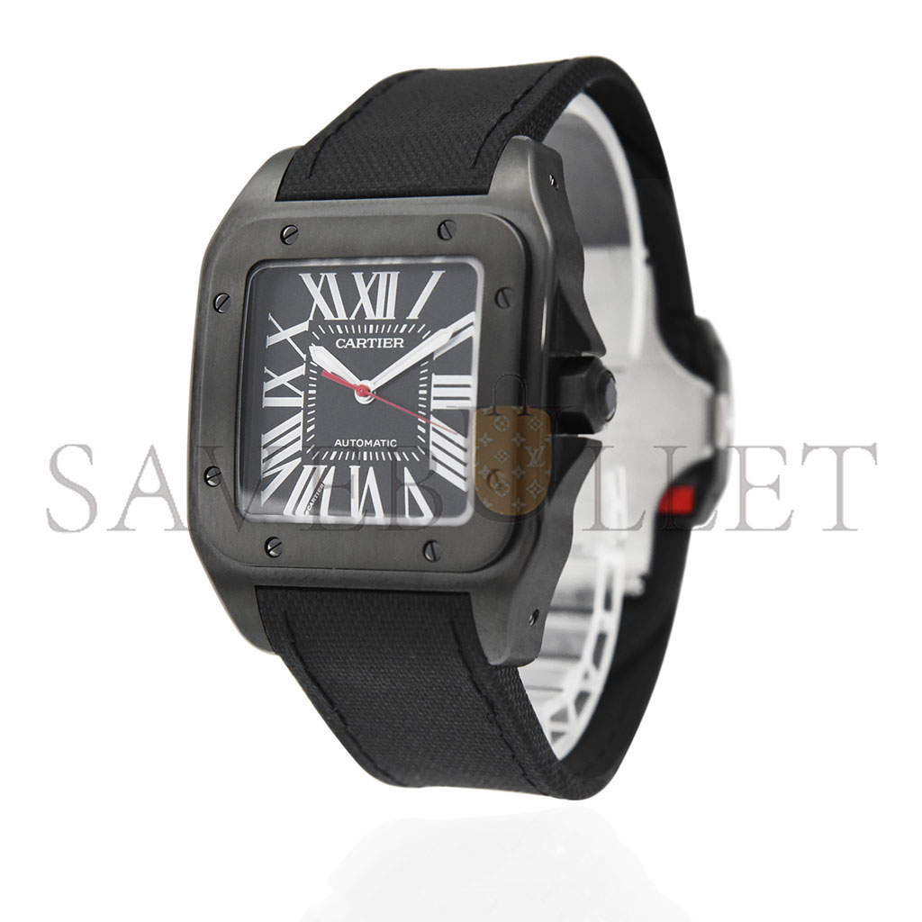 Ca*t*er santos de Ca*t*er 100 carbon automatic large model watch wssa0006