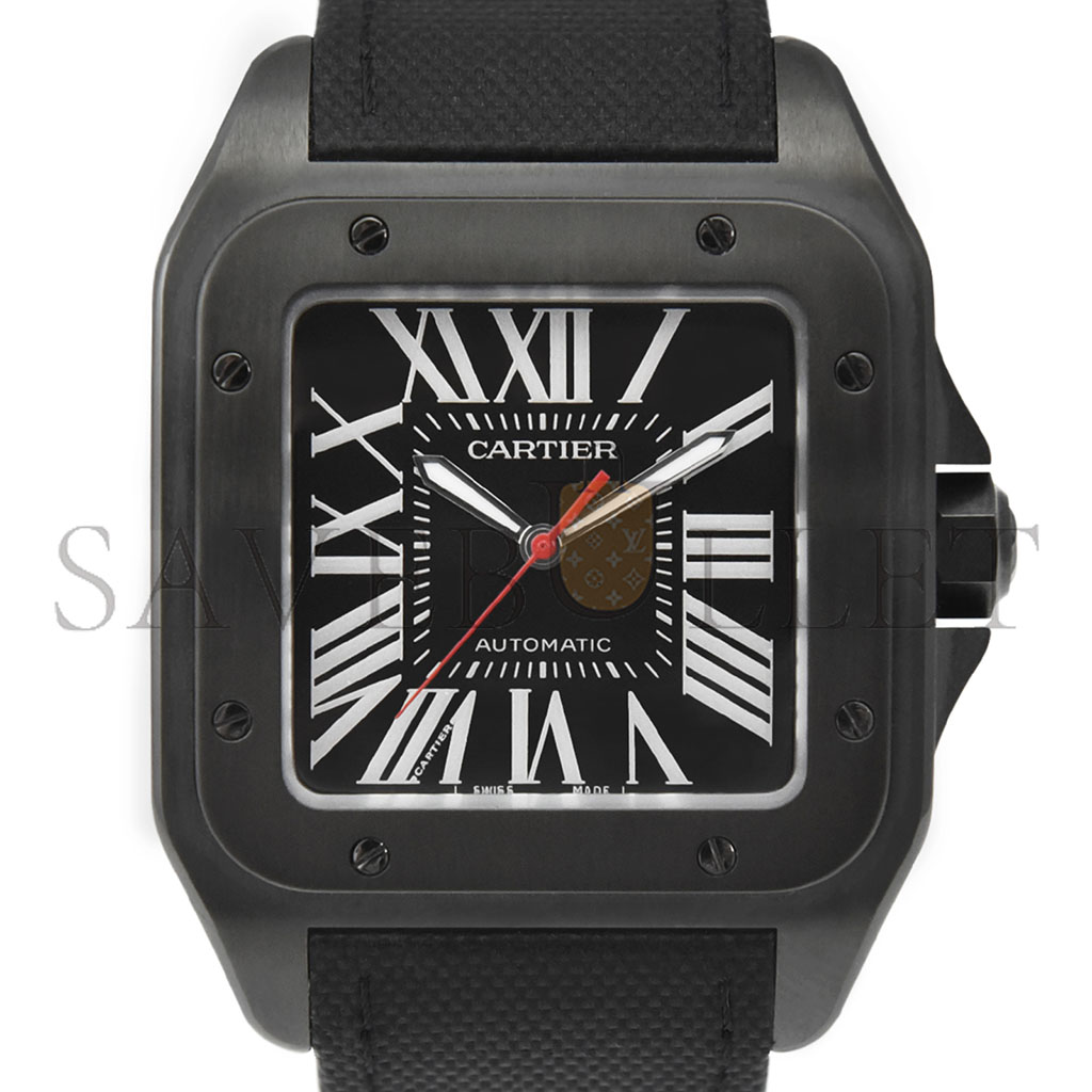 Ca*t*er santos de Ca*t*er 100 carbon automatic large model watch wssa0006