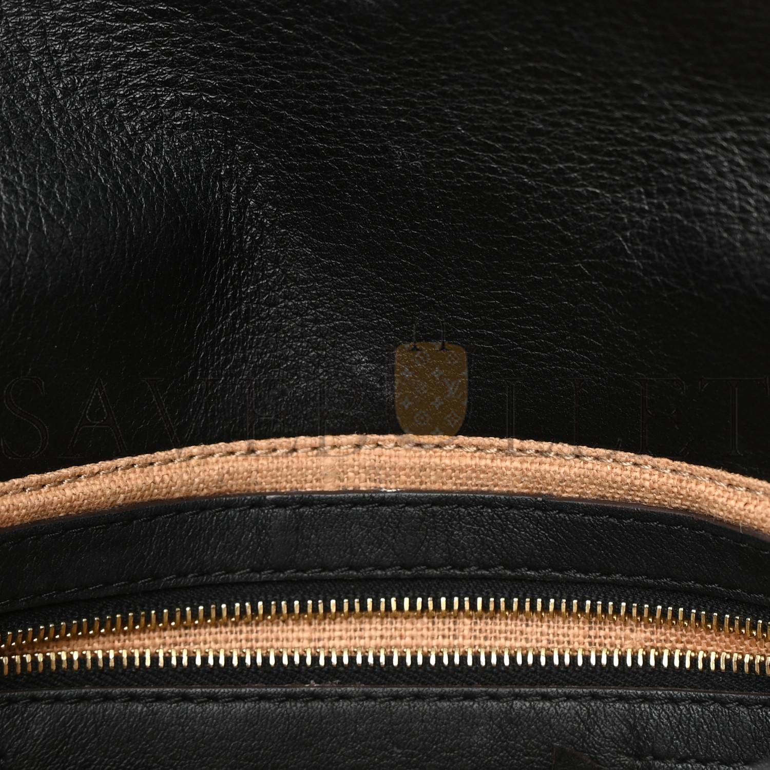 F**di vitello flamingo enamel baguette black (27*15*4cm)