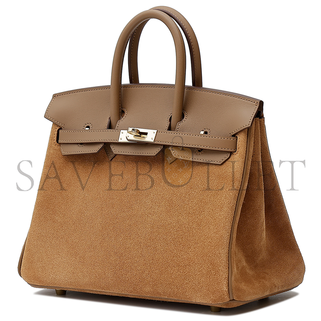 H**mes birkin 25 3g alezan chestnut bag 2376731 (25*20*13cm)
