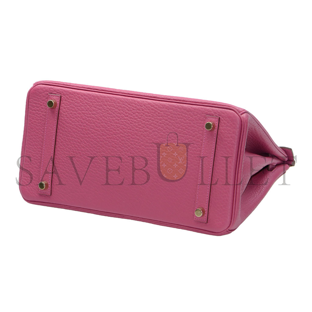 H**mes birkin 25 togo leather pink bag bk25x9swcd (25*20*13cm)