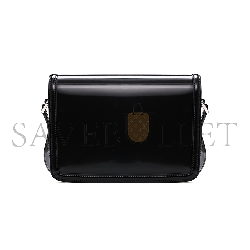 y*l solferino medium satchel in box Sa**t Lau*nt patent leather 634305aab9h1000 (23*16*6cm)