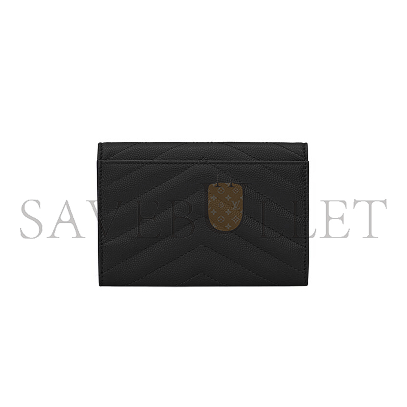 Y*L cassandre matelassÉ small envelope wallet in grain de poudre leather 414404bow011000 (13.5*9.5*3cm)