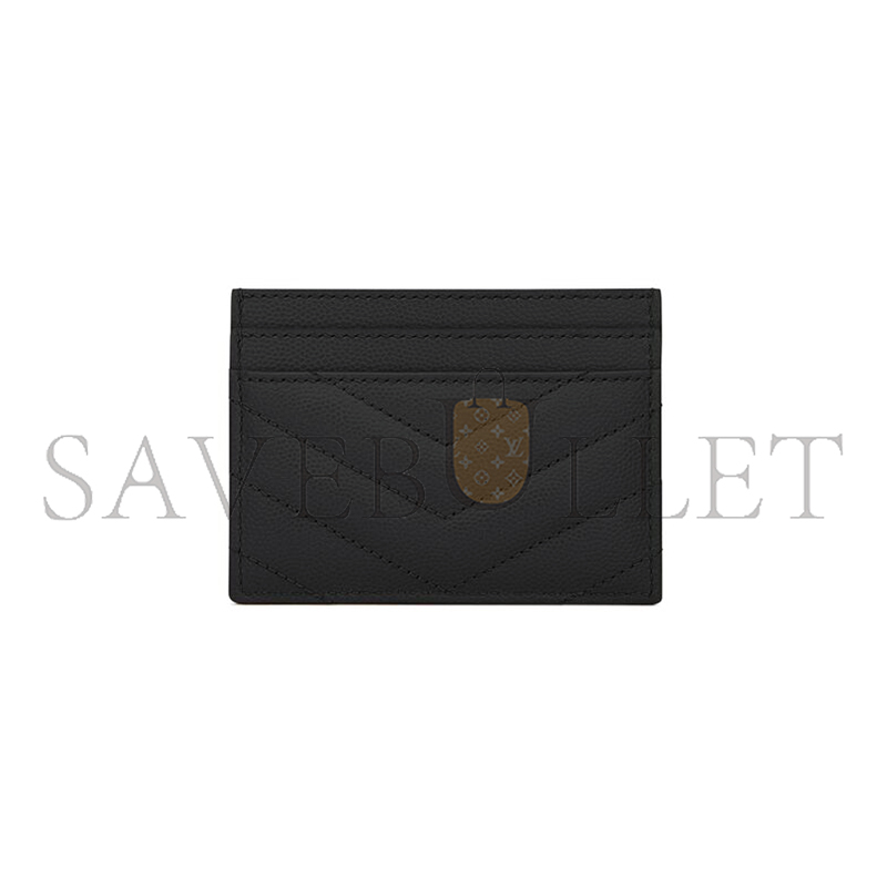 Y*L cassandre matelassÉ card case in grain de poudre leather 423291bow081000 (10.5*7.5*0.5cm)