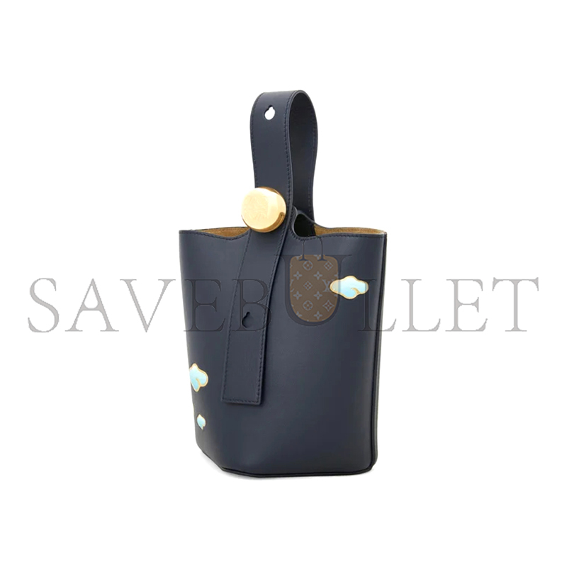 L0ew* mini pebble bucket in nappa calfskin aanbbbmx18 (16*16*19.5cm)