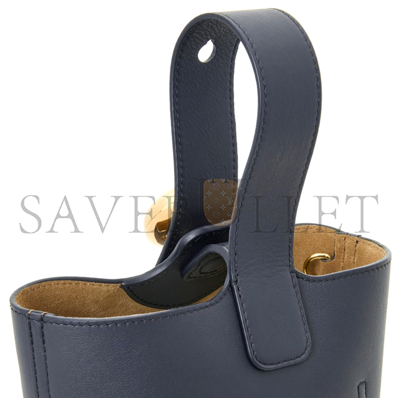 L0ew* mini pebble bucket in nappa calfskin aanbbbmx18 (16*16*19.5cm)