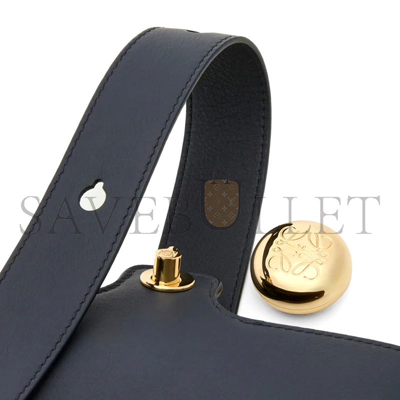 L0ew* mini pebble bucket in nappa calfskin aanbbbmx18 (16*16*19.5cm)