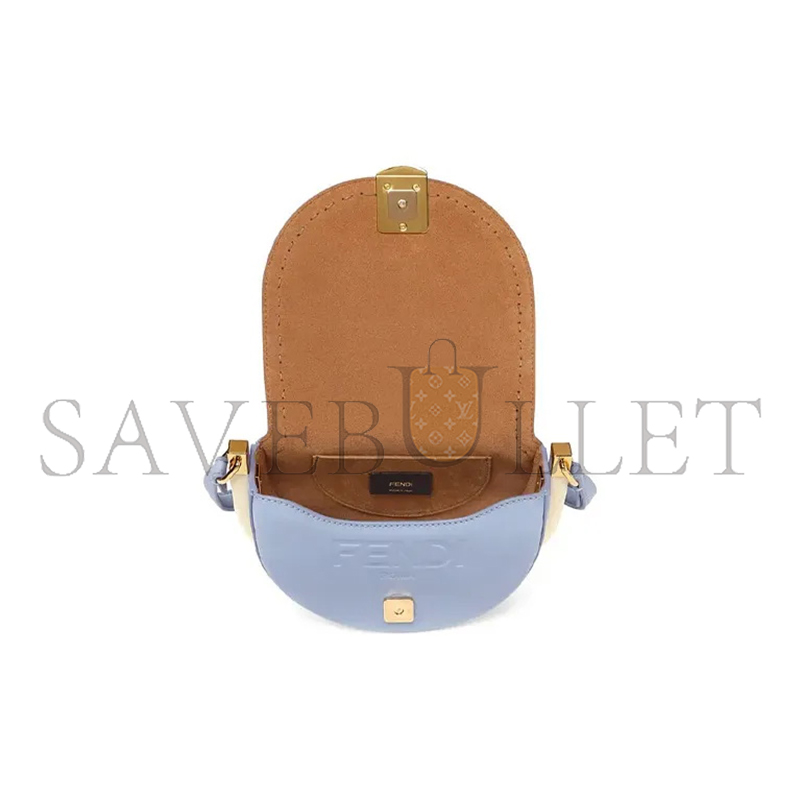 F**di vitello king plexiglass moonlight shoulder bag 8bt346abvlf1dzg (21*14*9cm)