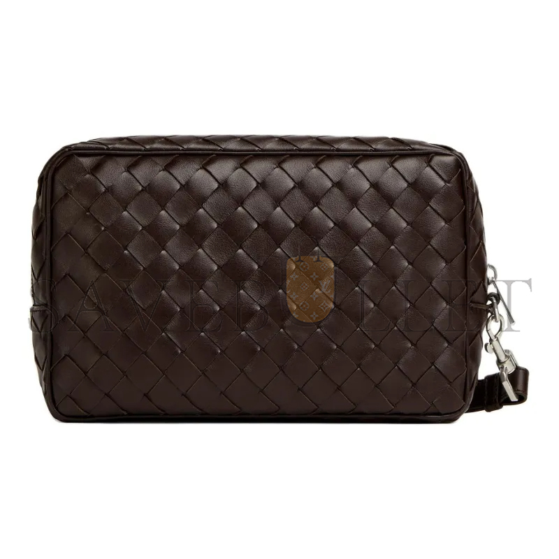bo*te*ga Ve*ne*ta intrecciato pouch with wristlet 777390v2hl12145 (25*15*6.5cm)