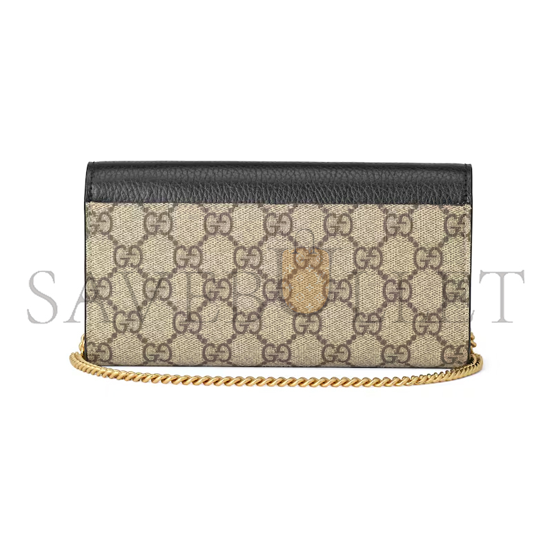 G*u*i gg marmont bi-color wallet on chain ‎546585 (19*10cm)
