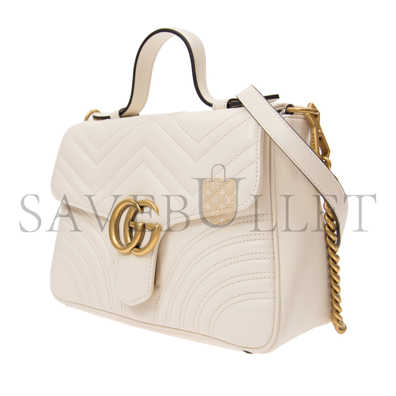 G*u*i gg marmont medium top handle bag 498110 (27*19*10.5cm)