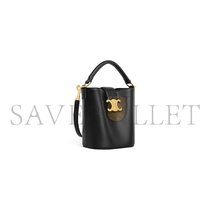 Ce**e mini bucket l0*ise in smooth calfskin 10n473ghj.38no (13.5*16*10cm)