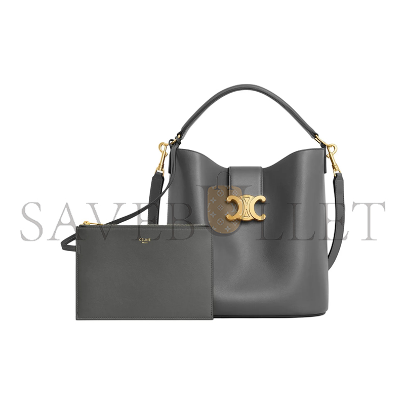 Ce**e medium bucket l0*ise in smooth calfskin 116613fx9.10an (28*24*16cm)