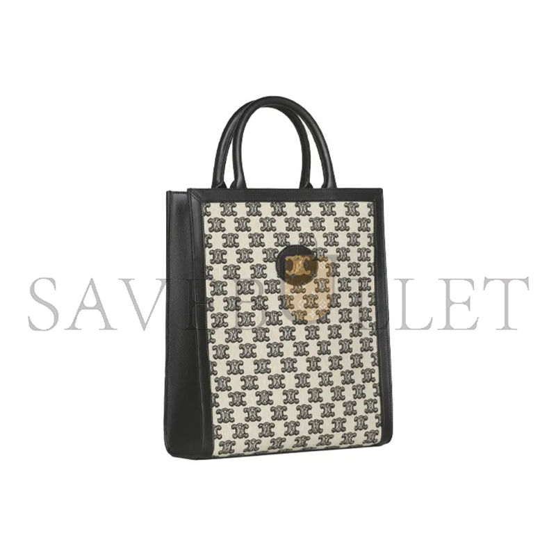 Ce**e mini vertical cabas in triomphe canvas with Ce**e print 194352cs8.38no (33*28.5*8cm)